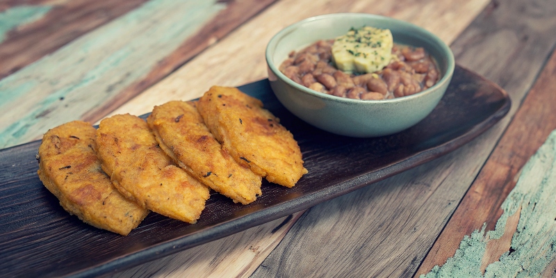 COSTA RICAN TWICE‑FRIED PLANTAIN BITES