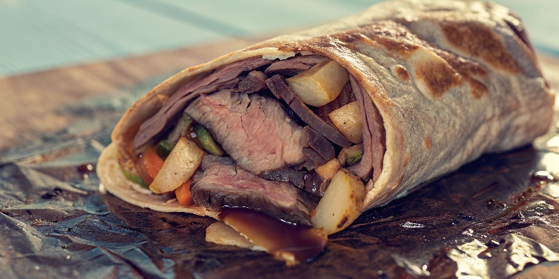 BRITISH YORKSHIRE PUDDING BURRITO