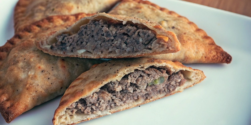 CRIMEAN CHEBUREKI MEAT PIES
