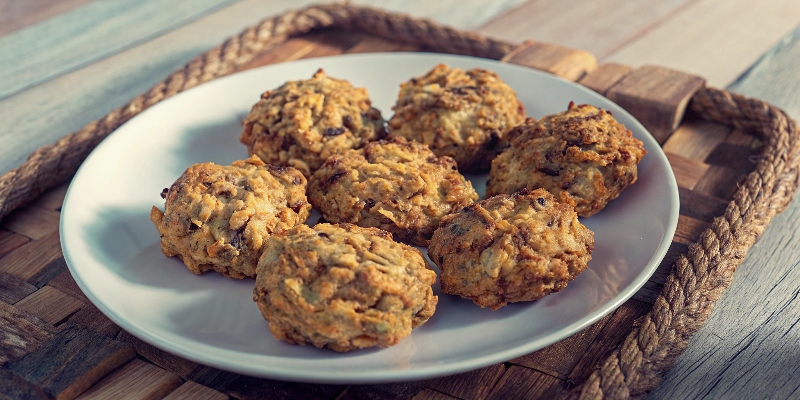 OVEN‑BAKED ONION BHAJIS