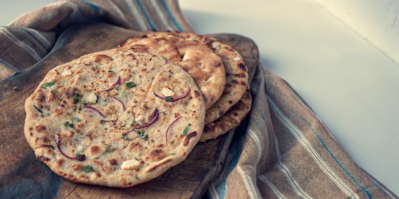 Coconut Roti with Onion