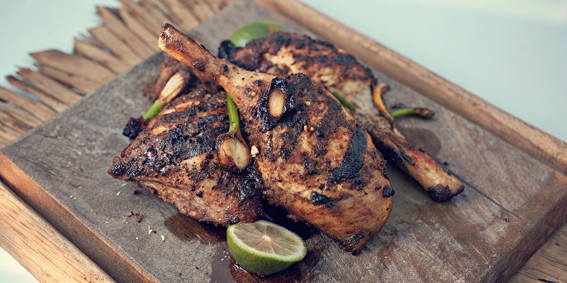 SMOKY JERK CHICKEN WITH LIME