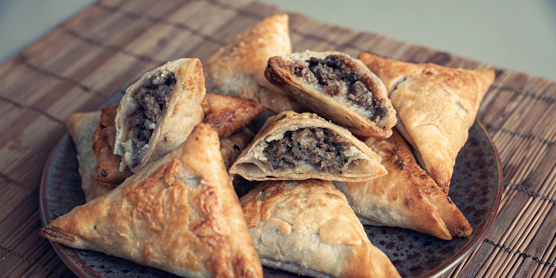 Uzbek Oven‑Baked Samsa