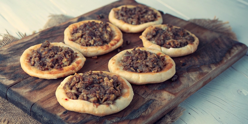 Mini Sfeeha Meat Pies