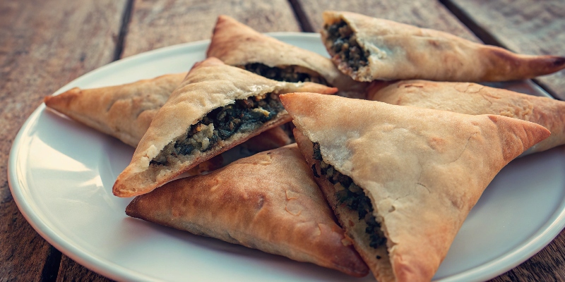 Lebanese Spinach Fatayer