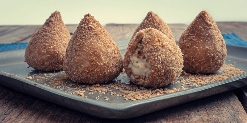 Brazilian Chicken Coxinhas