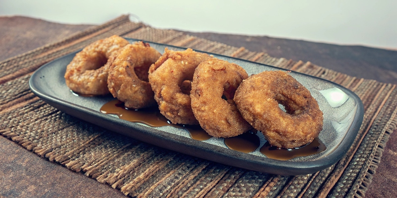 Peruvian Picarones with Spiced Syrup