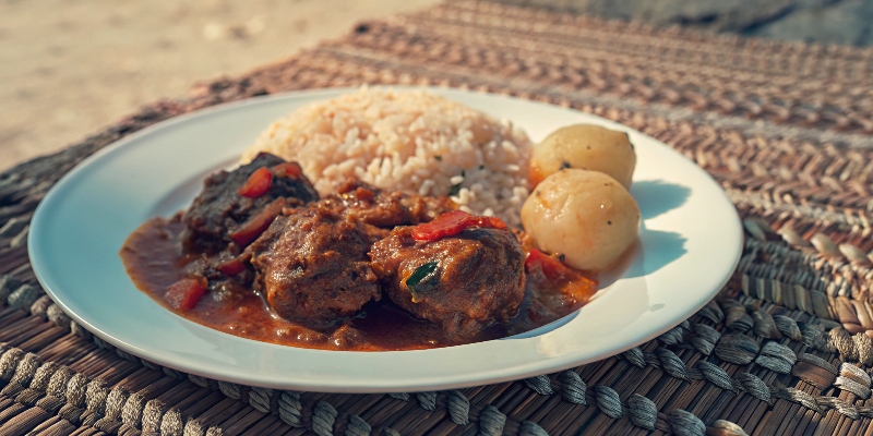 Falso Conejo – Breaded Beef in Aji Sauce