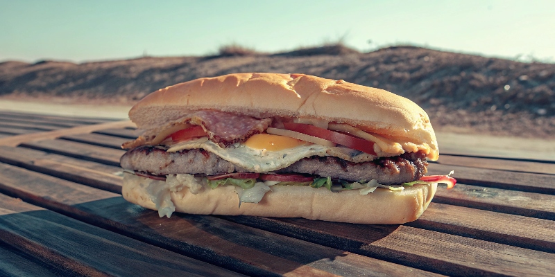 Uruguayan Chivito Steak Sandwich